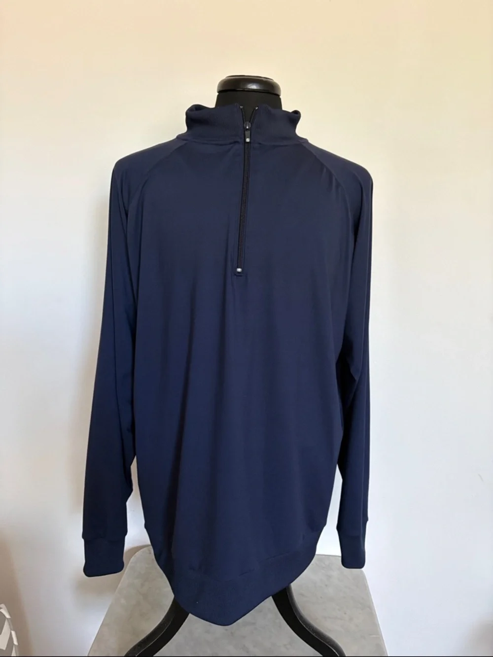 FootJoy Nylon Navy Half-Zip Pullover Size XXL